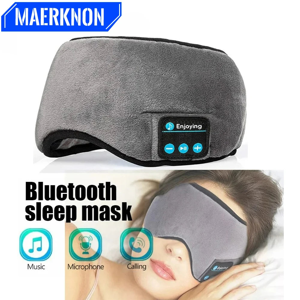 Sleep Headphones Bluetooth Eye Mask 5.0 Headphones Music Travel Sleeping Headphones Sleeping Mask