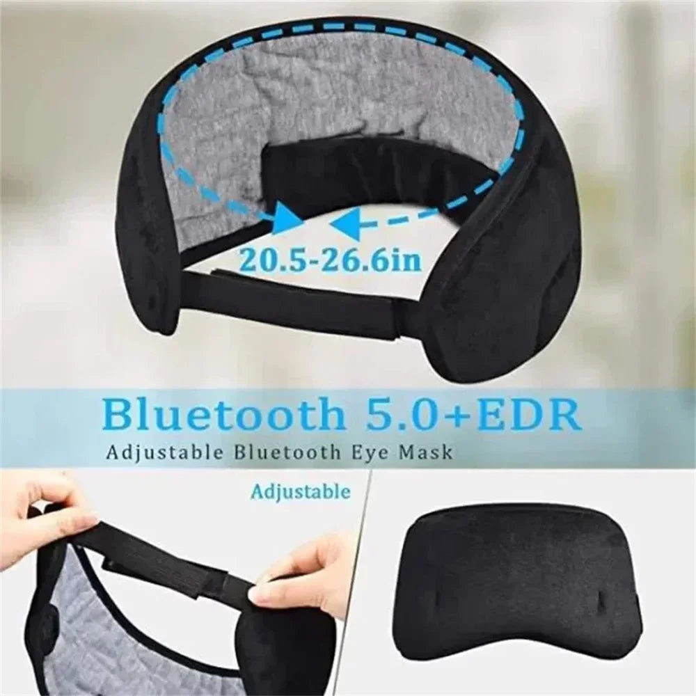 Sleep Headphones Bluetooth Eye Mask 5.0 Headphones Music Travel Sleeping Headphones Sleeping Mask