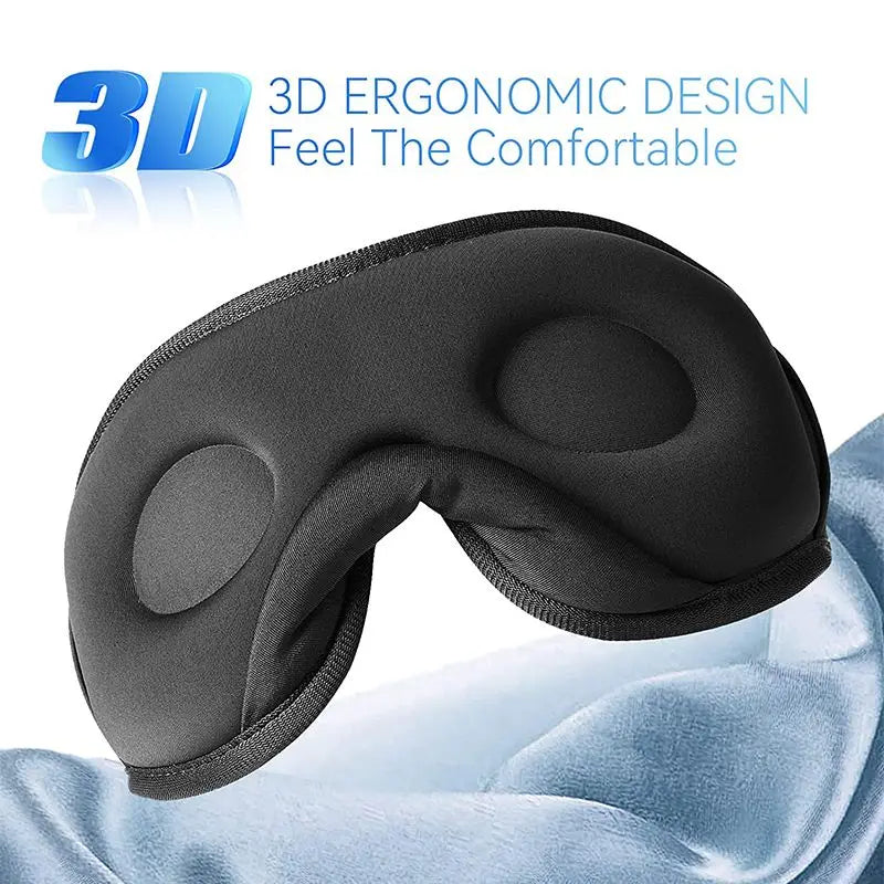 Bluetooth Sleeping Headphones 3D Eye Mask Wireless Air Travel 5.0 Headband Soft Elastic Comfortable Music Earphones