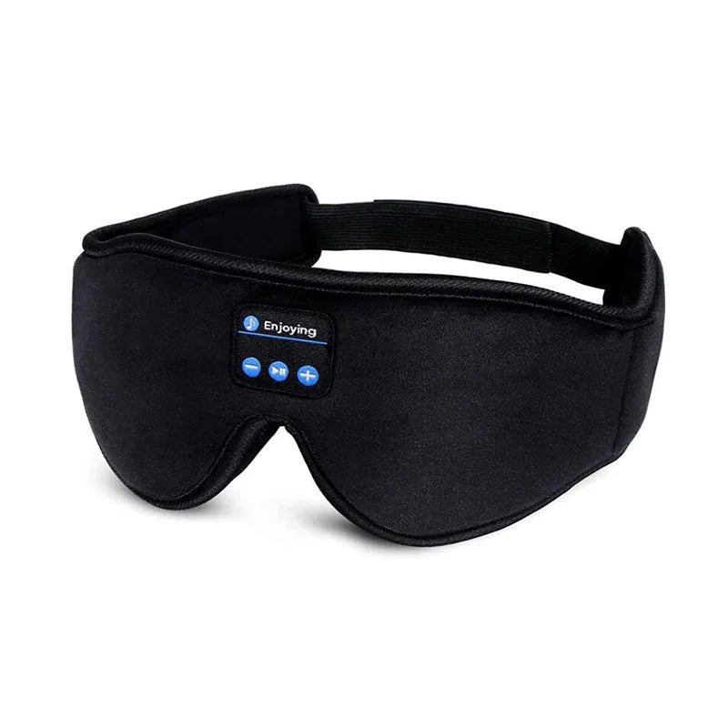 3D Eye Mask Bluetooth Sleeping Headphones Wireless Music Headsets Soft Elastic Comfortable Sleep Eye Mask Music Earphones