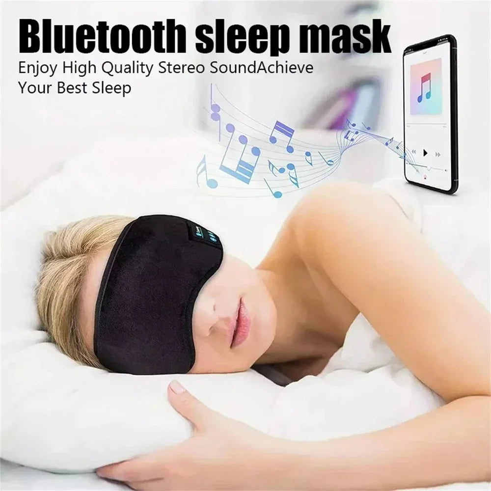 Sleep Headphones Bluetooth Eye Mask 5.0 Headphones Music Travel Sleeping Headphones Sleeping Mask