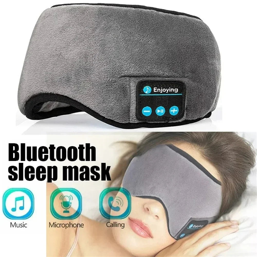 Sleep Headphones Bluetooth Eye Mask 5.0 Headphones Music Travel Sleeping Headphones Sleeping Mask